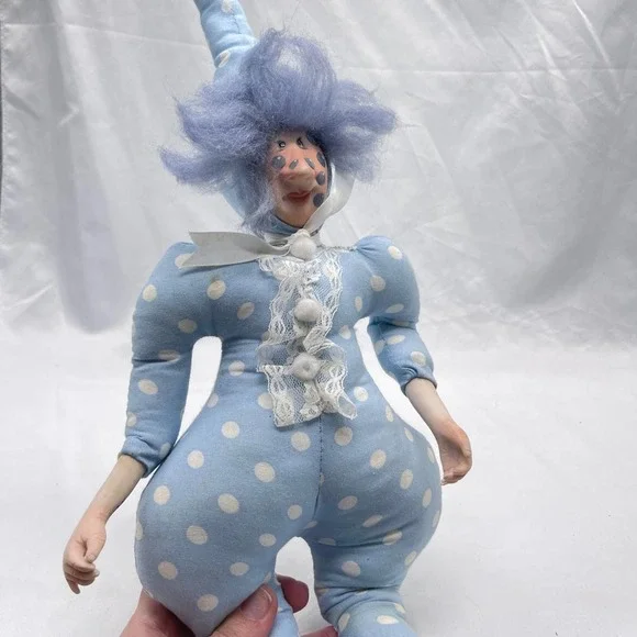 VTG whimsical porcelain clown